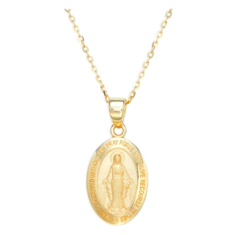 Brand New Catholic Pendant 14k GOLD - Picture 1 of 2